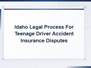 Idaho Teen Driver Accident Insurance Dispute Guide
